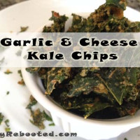 Garlic & Cheese Kale Chips