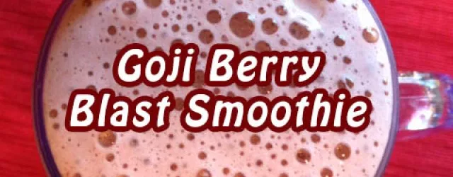 Goji Berry Blast Smoothie from @BodyRebooted