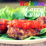 Rainbow Carrot Cutlets with Marinara