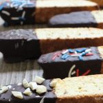 Chocolate Dipped Lemon and Lavender Biscotti + Giveaway
